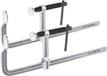 2-Pack Welding Bar Clamps 12 Inch,Drop Forged Steel Bar Clamps Throat Depth 3 inch Load Force 450 Lbs for Woodworking,Welding,Metal working