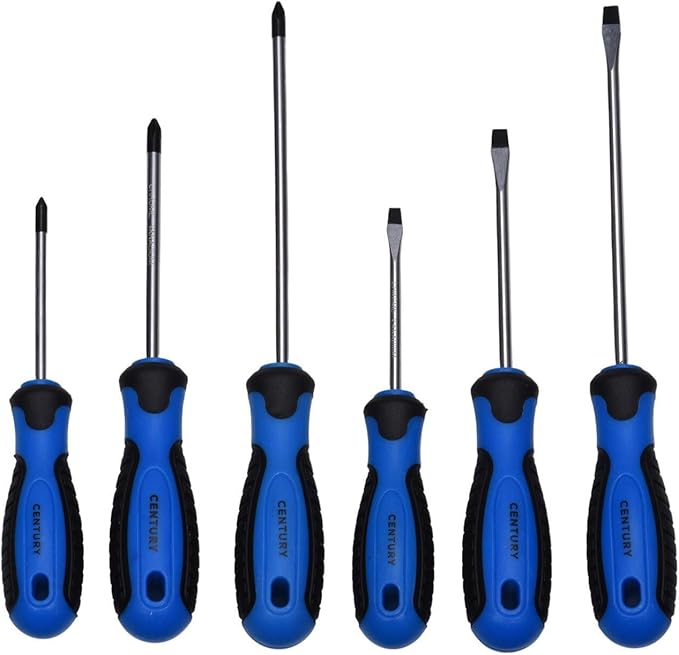 Century Drill and Tool 72196 Screwdriver Set, 6 Piece