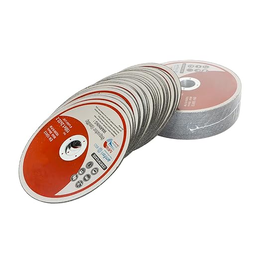 Cut Off Wheels 50 Pack 6 x .045 x 7/8 Inch Metal and Stainless Steel Cutting Discs for Angle Grinders