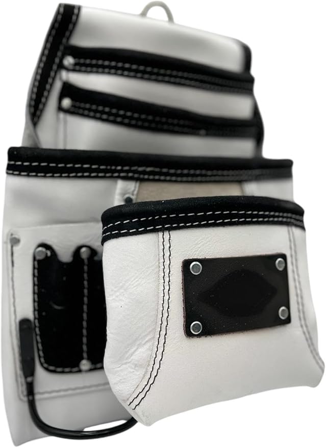 Professional Leather Tool Bag, Top-Grain Leather, Organizer, Protects Tools, Enhances Work Efficiency