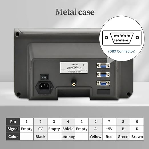 3 Axis DRO Digital Readout Display,Magnetic Scale Kit for Lathe Milling Machine (6"x12"x22" 3 Axis DRO)