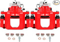 SCITOO 18B5081 18B5080 Disc Brake Calipers Assembly with Bracket Red Fit For Chrysler Town & Country 2008-2012,For Dodge Grand Caravan 2008-2012,For Ram C/V 2012,For Volkswagen For Routan 2009-2012