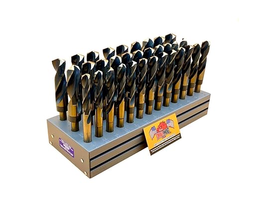 Drill Hog Silver & Deming Drill Bit Set Index 33 Pc 1/2-1"
