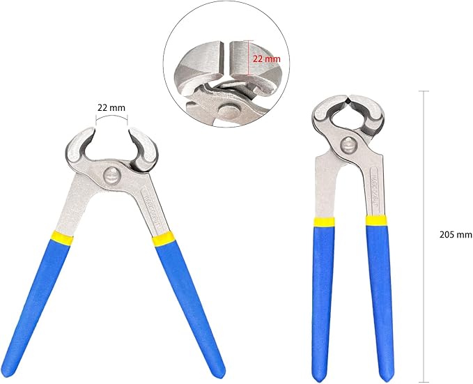 Nail Puller Plier, Nail Remover, Cutting Plier, Carpenter Tool, Staple Remover Tool, Nail Puller Tool, Nail Plier, Cat Paw, End Cutting Nippers, Wire Cutting Tool (8‘’)