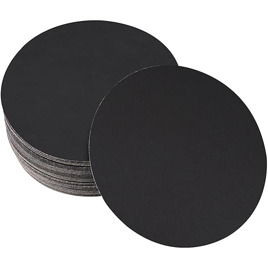 30PCS 6 inch Silicon Carbide Sanding Discs 800 Grit, Wet Dry Orbital Sander Hook and Loop Sandpaper Disc, Best for Metal,Automotive,Wood Polishing