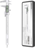 Proster Digital Vernier Caliper 8inch 200mm - Stainless Steel Electronic Caliper Fractions/Inch/Metric Caliper Measuring Tool for Length Width Depth Inner Diameter Outer Diameter
