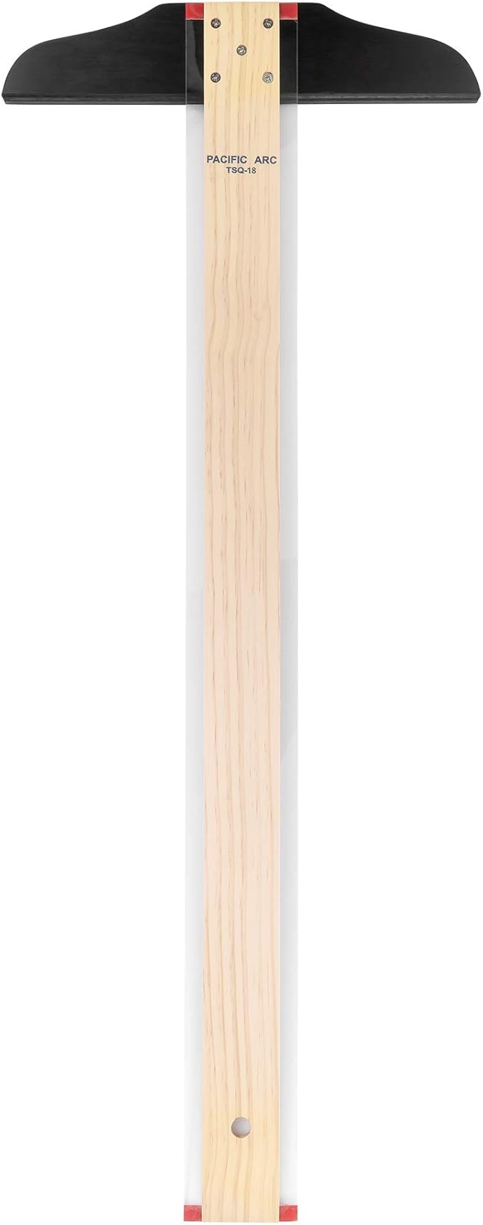 Pacific Arc 36 Inch T Square, Traditional Maple Blade with Acrylic Edge