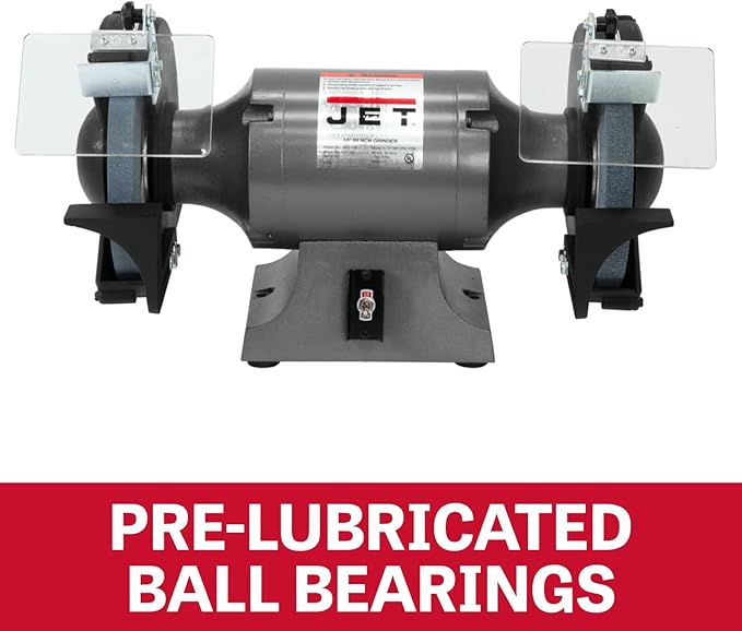 JET 10-Inch Bench Grinder, 1750 RPM, 1 HP, 120V 1Ph (Model JBG-10)
