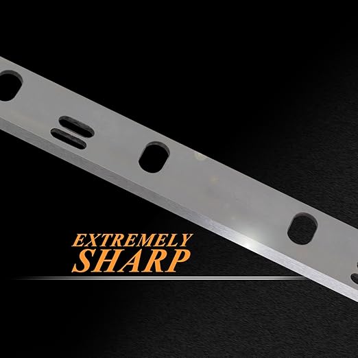 6-1/5 Inch HCS Planer Blades Jointer Knives for Delta 37-070, 37-072, 37-372, Triton TSPL152, SIP 01455, Craftsman 351.217680, 351.217890, 351.286300 Woodworking Tool Parts, 4 Pack