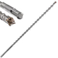 Extension Concrete Drill Bit Lengthening 1pcs 3/4" X 39" Cross-Type Double Thread Carbide Material Suitable For Concrete, Brick, Cement Walls, Stone, extra long Hammer Drill Bits For Concrete
