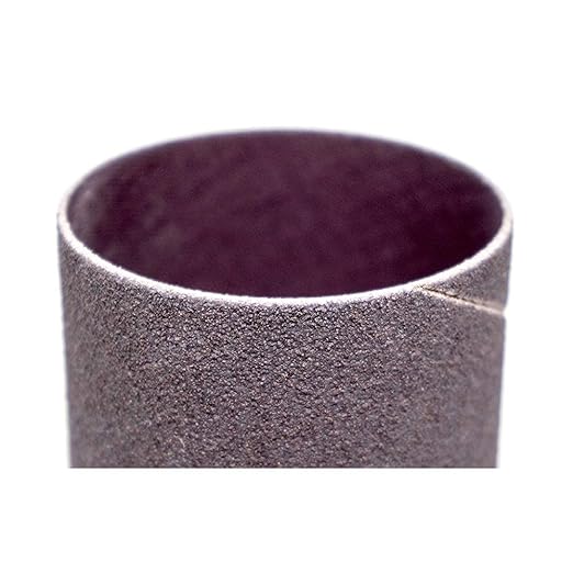 Benchmark Abrasives 1/2" x 1/2" Aluminum Oxide Sanding Bands, Spiral Bands Rotary Sander Attachment for Drill & Die Grinder, Metal Polishing, Sanders for Woodworking Sander Tool (10 Pack), 60 Grit