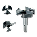 Forstner Drill Bit 1-9/16 Inch, Triple-Flute Carbide Tipped Forstner Bit for Hard Wood, Soft Wood, Veneered Plywood, Plastic, Drilling Hole Saw Woodworking Hinge Cutter Tool