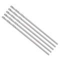 Drill Bit, 0.9mm Cutting Diameter, 4241 HSS 118° Cutting Angle Uncoated Bright Versatile Jobber Bits - (Applications: for Drilling Plastic Wood Soft Metal), 5-Pieces