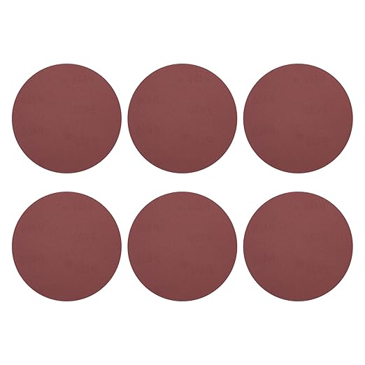 HARFINGTON 10 Pcs 6 Inch Sanding Disc 400 Grit Hook and Loop Sandpaper Random Orbital Sander Pads for Woodworking Automotive Metal Polishing