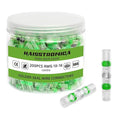 haisstronica 200PCS 18-16 Green Solder Seal Wire Connectors,Waterproof Wire Connectors, Heat Shrink Butt Connectors for Watercraft,Electrical,Electronics,Marine,Stereo
