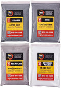 Refill Grit Kit w MJR Tumblers Premium Quality Extreme Polish 12,000 Grit Sub Micron Aluminum Oxide Polish for Unparalleled Result. For 10lb Rock Tumblers w Silicon Carbide, Disabled and Veteran Owned