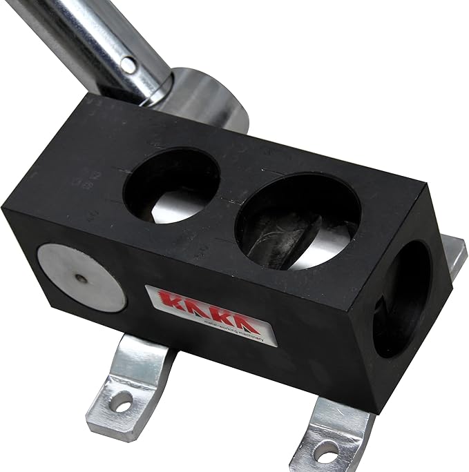 KAKA INDUSTRIAL Pipe and Tube Notcher Manual for 1-1/2 in, 2 in Inside Diameter, Heavy Duty High Precision Light Weight RA-3