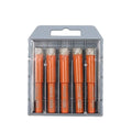 Dry Diamond Drill Bit Set,BGTEC 5pcs 3/8" 10mm Hole Saw for Granite,Marble,Masonry, Concrete, Tile/Ceramic, Glass, Hard Plastic,Vacuum Brazed Diamond Core Drill Bit Kit