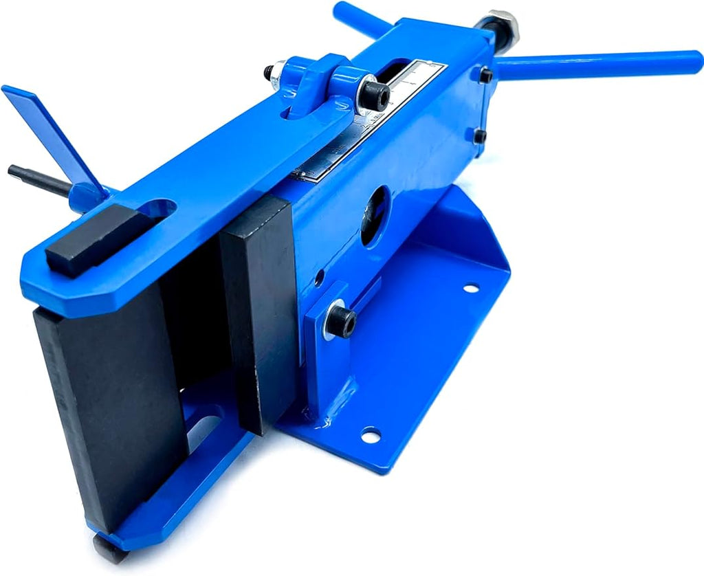4 in Metal Bender Mild Steel Aluminum 2-1/2 Ton Pressing Force Industrial Style, Up To 3/8" Thick And 4" Wide