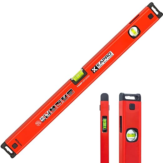 Kapro - 781 Genesis Box Level - Features Horizontal Vial and Dual-View Plumb Site - VPA Certified - Aluminum - 48 Inch