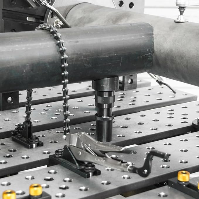 Strong Hand Tools - VAL-PFC1024 , Locking Chain Pliers, Removable 24″ Chain, Holds Up To 6.5" Diameter Pipes, Unique Easy Open Crank Handle, Quick Release Trigger, PFC1024