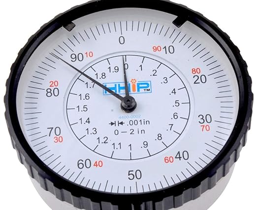Pro Series by HHIP 4400-0002 Pro Series Dial Indicator, .001" Graduation, 0-100 Reading, 0-2"