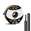 1/2'' Heat Shrink Tubing, 50 Ft 3:1 Waterproof Shrink Wrap Tubing, Marine Grade Adhesive Lined Heat Shrink Tube for Wire Insulation,UL Listed and RoHS Compliant Black