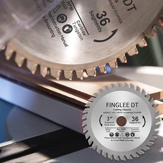Wood Saw Blade TCT Circular Cutting Blade for Woodworking ((1pc(36T/10MM)))