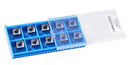 Accusize Industrial Tools CCGT09T302 Carbide Inserts for Aluminium by 0.008'', 0.05AKH01, 6600-0005