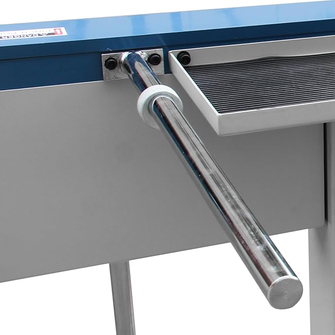 KAKA INDUSTRIAL Magnetic Pan and Box Brake, 48-Inch Electro Metal Brake Bender, 6-Ton 16-Gauge Box and Pan Brake, 220V Single Phase with Foot Pedal Control Siding Brake, Includes Clamp Bars EB-4816M