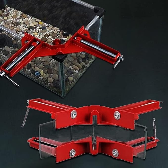 Corner Clamps for Woodworking, 90 Degree Clamps 4Pcs Corner Clamp Right Angle Clamp Carpenter Square Woodworking Tools for DIY Framing, Shelving, Welding, Fish-tanks, Cabinets,Max 75mm Width