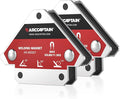 ARCCAPTAIN Welding Magnets 2pcs 25LB Welding Magnet Set, Magnetic Welding Holder, Holding Power Welding Accessories