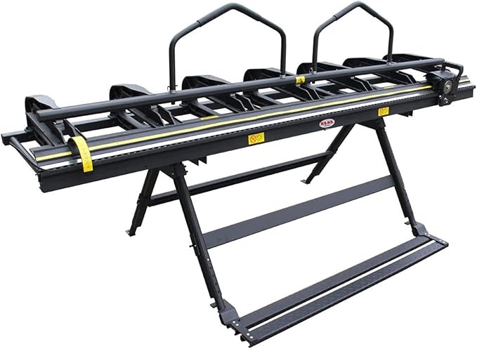 KAKA INDUSTRIAL Siding Brake, 102-inch Portable Thin Plate Aluminum Brake, Sheet Metal Brake with a Roller Knife, 24-Gauge Mild Steel Capacity, 1-180° Bending Angle Metal Brake Bender ALB-102