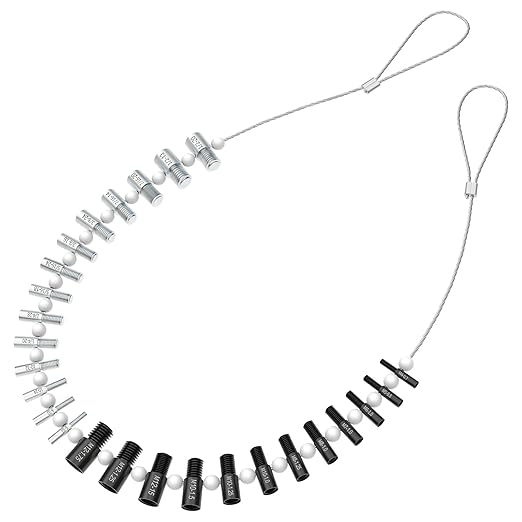 CKE Nut & Bolt Thread Checker (Inch & Metric) - 26 Male/Female Gauges,Stainless Steel - 14 Inch & 12 Metric