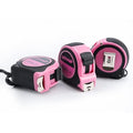 Lichamp Tape Measure 25 Feet, Pink Tape Measure 3 Pack 25ft x 1in with 1/8 Fractions, 0325PK