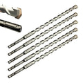 Direko SDS Plus Rotary Hammer Drill Bits 5-Piece Carbide-Tipped for Masonry，Concrete,Brick Granite etc (HD-A5/8 x12-5)