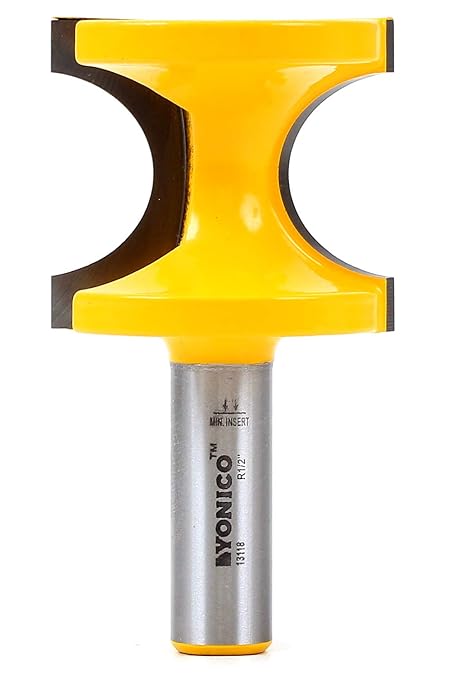 YONICO 13118 1-Inch Bead Bullnose Router Bit 1/2-Inch Shank
