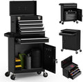 Rolling Tool Box with Wheels, 5-Drawer High Capacity Tool Chest with Wheels, Removable Storage Toolbox with Lock for Garage, Workshop