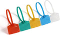 6 in Marker Nylon Cable Ties, Plastic Water Proof Tags, Self-Locking Written-on Cable Marker, Security Seals Label for Cabling, Wire Marking Label, Shipping Hanging Tags - Mulit colors/ 100pcs