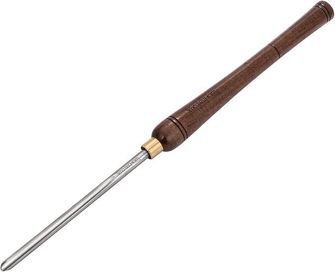 3/8-Inches HSS Bowl Gouge Lathe Chisel Wood Turning Tools with Round Plastic Box and Hanging Bag