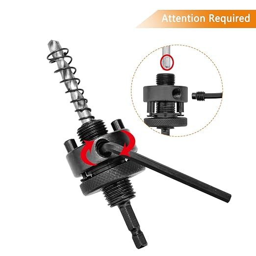 Heavy Duty Hole Saw Bit With Hex Shank, HSS Arbor Bi-Metal Cutter for Wood Corn Hole Boards, Plastic, Drywall (120)