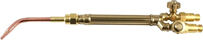 SÜA - Medium Duty Oxy-Fuel Torch with Check Valves, Cutting, Heating and Welding Tips (Acetylene) - Compatible with Victor