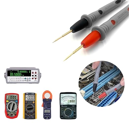 1000V 20A multimeter Leads & 2PC 1000V 10A Crocodile Clips Multimeter Test Leads