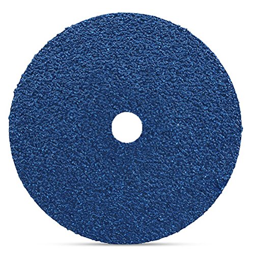 BHA Zirconia Resin Fiber Grinding and Sanding Discs, 7” x 7/8”, 36 Grit - 25 Pack