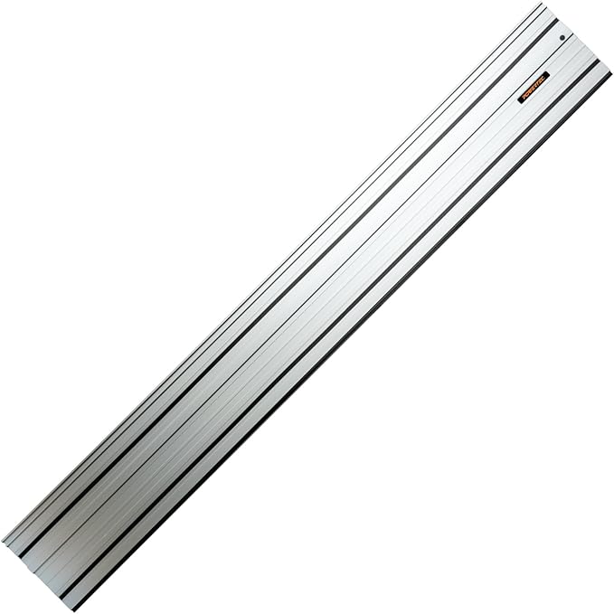 POWERTEC 55" Track Saw Guide Rail for Kreg Track Saws | Perfect for Repeatable Rip Cuts & Crosscuts | Extruded Aluminum Guide Rail for Optimized Bevel & Straight Cuts (71990)