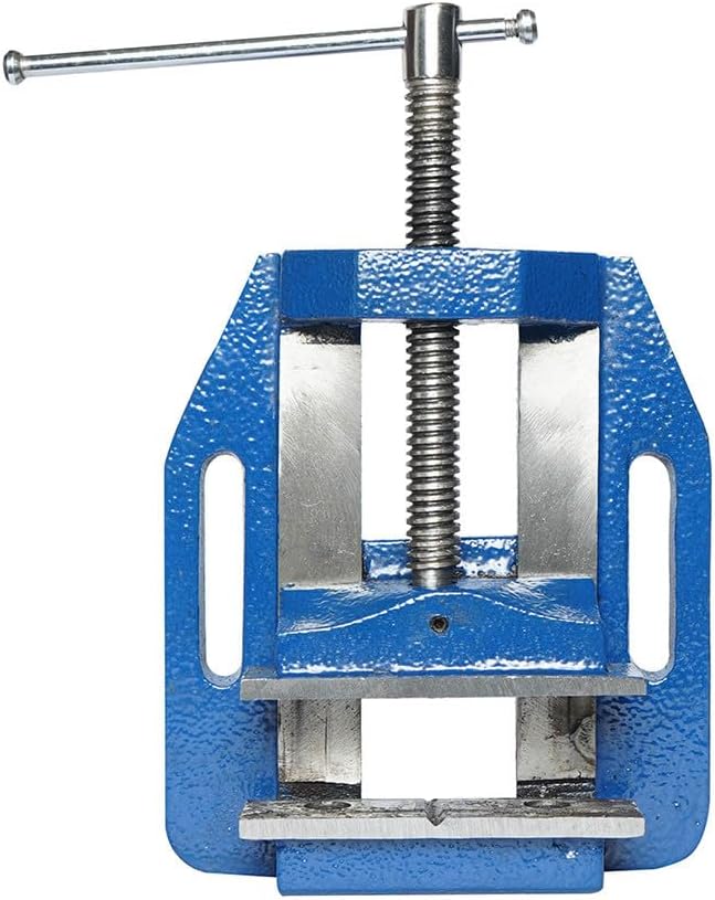 100mm Drill Press Vice Cast Iron Heavy Duty Precision Clamp for Drilling Milling and Workshop Use Durable Construction for Secure and Stable Work holding E-2474P
