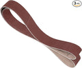 3 Pcs Sanding Belts 2 x 72 Inch 400 Grit Aluminum Oxide Abrasive Sandpaper for Belt Sander Metal Grinding Wood Working Weld Rust Removal