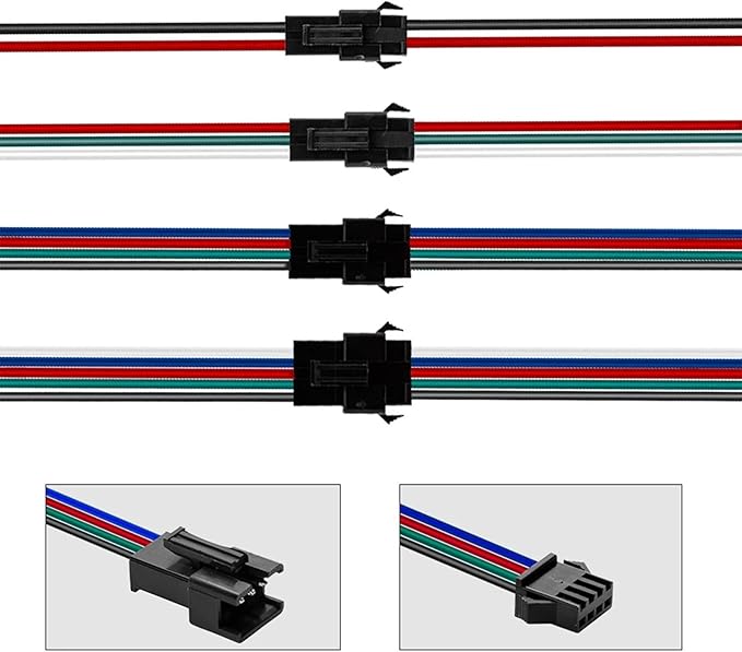 560 Pcs 2.54mm Pitch 2 3 4 5 Pin JST SM Connectors Male/Female Plug Housing Pin Header Crimp Terminals Assortment Kit