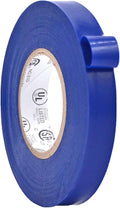 WOD ETC766 Professional Grade General Purpose Blue Electrical Tape UL/CSA Listed core. Vinyl Rubber Adhesive Electrical Tape: 1/2 inch X 66 ft - Use at No More Than 600V & 176F (Pack of 1)