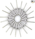 60pcs Large Flange Blind Rivets, Aluminum,Flange Diameter 5/8" (16 mm),Pop Rivets Assortment Kit Blind Rivet,3/16" x 3/4" Inch,Grip Range(13-16mm)